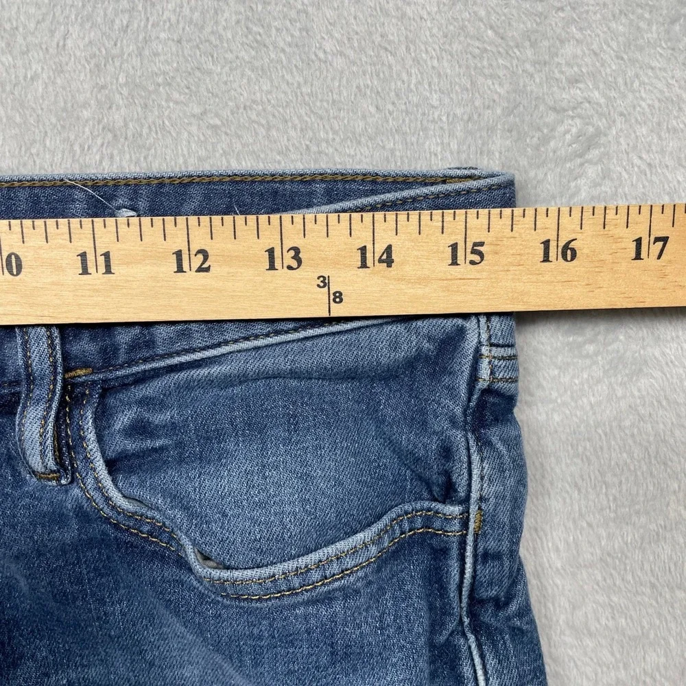 Banana Republic Slim Fit Jeans Mens 31x32 Blue Distressed Stretch Denim